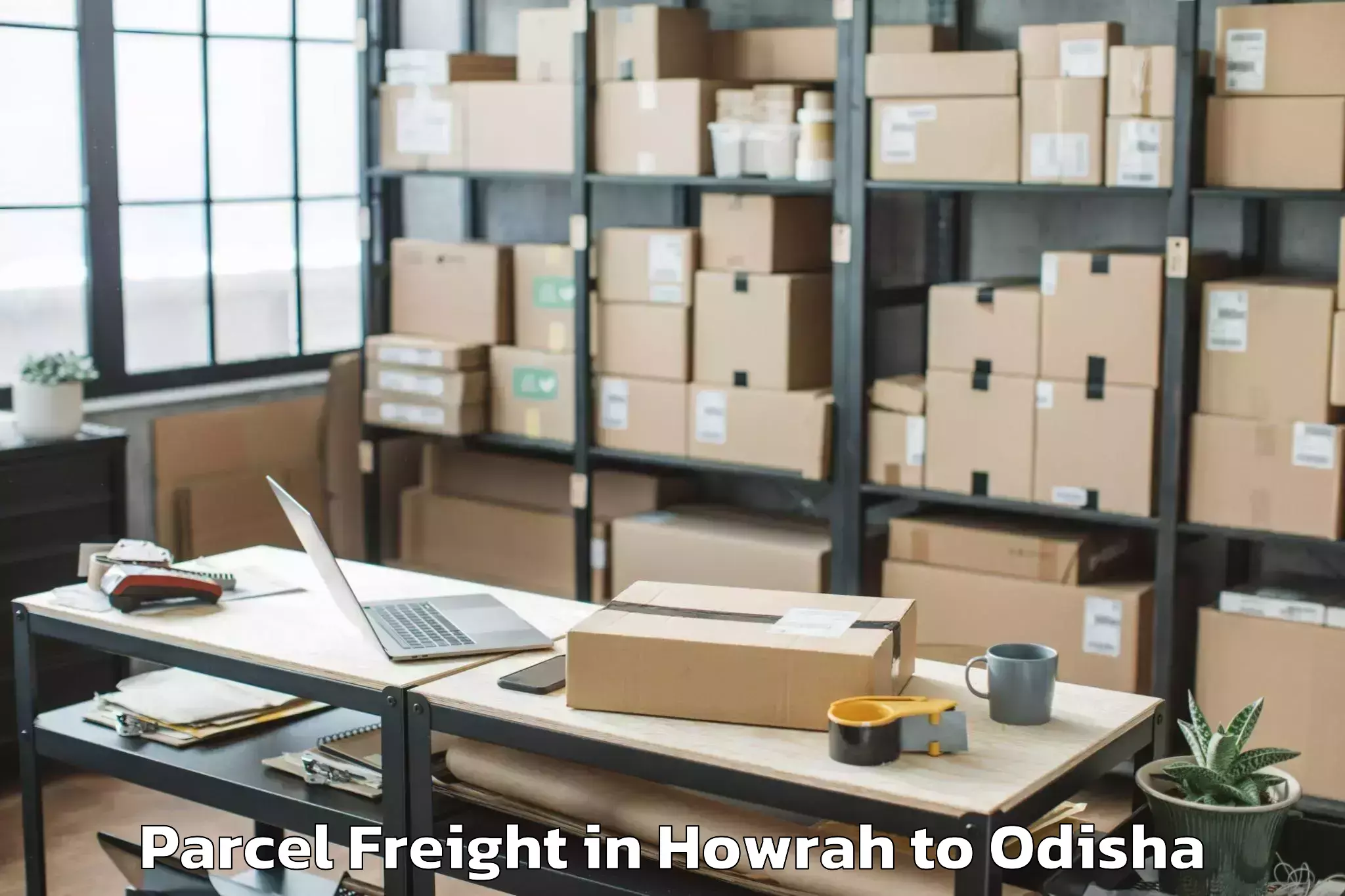 Book Howrah to Bhandari Pokhari Parcel Freight Online